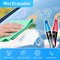 Chalk Markers for Car Glass Washable, Metallic Liquid Chalk Marker Dry & Wet-Erasable 10 MM 3-in-1 Tip Chalkboard Markers Non-Toxic Dust Free 8 Color Chalk Pens Windows Mirrors Glass